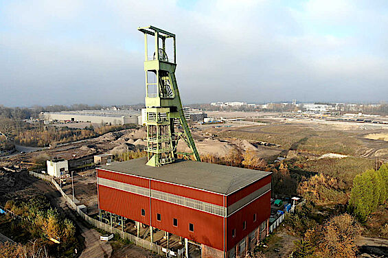 Schacht "Marie" der Zeche Amalie in Essen